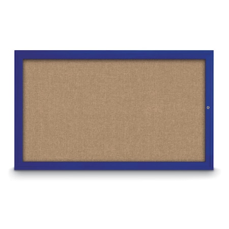 United Visual Products Hinge-less Radius Corkboard, 18"x24", Satin Alum Frame/Cork UVEB1824R-SATIN-CORK